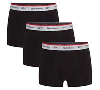 Reebok Uomo, Boxers, Nero, Confezione da 3, Piccolo