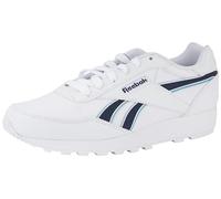 Reebok Rewind Run, Scarpe da Ginnastica Unisex-Adulto, Ftwr White Vector Navy Essential Blue, 35 1/3 EU