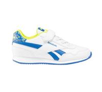 Reebok Royal CL Jog 3.0 1V - Scarpe da Ginnastica, White/VECTORBLUE/ACIDYELLOW,