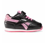 Reebok Royal CL Jog 3.0 1V, Sneaker Bimba 0-24, Black/TRUPNK/Ftwwht, 21 EU