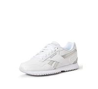 Reebok Royal Glide Ripple Clip, Sneaker Donna, White/White/Silver Met, 37.5 EU