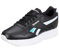 Reebok Royal Glide Ripple Doub, Scarpe Donna, Black Ftwr White Frost Berry, 40.5 EU