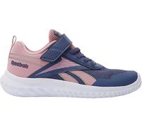 Reebok Rush Runner 5 Elastic Lace & Top Strap, Scarpe da Ginnastica, Twilightpurple DustyRose, Bianco, 30.5 EU