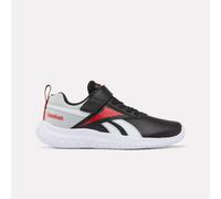 Reebok - Rush Runner 5 S Elastic Lace & Top Strap Kid's Trainers, Black/Ftwrwhite/Sportred, Taglia: 27