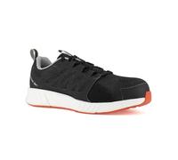 Reebok Scarpe Antinfortunistiche con Punta composita in Rete di Nylon Nera Bianca e Arancione S1P SRC 39 Nere/Bianche