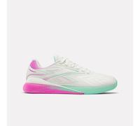 Reebok Sneaker da Donna Nano X5 Edge, Chalk/Virtual Pink/Atomic Aqua, 37 EU