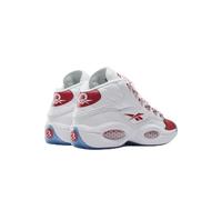 Reebok Scarpe da basket Question Mid Uomo, Calzature Bianco/Vecred/Calzature Bianco, 40 EU