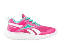 Reebok Scarpe da Corsa Rush Runner 5.0 da Ragazza, Boldpink Unleashedgreen Bianco, 5.5 UK