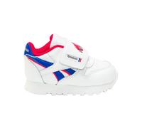 Reebok Scarpe da Ginnastica Classiche per Bambini, Unisex, in Pelle, Colore: Bianco/Nero