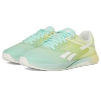 Reebok Scarpe da Ginnastica da Donna Nano X5, Glitch Aqua/Yellow Haze/Chalk, 40 EU, Glitch Aqua Yellow Haze Chalk, 40 EU