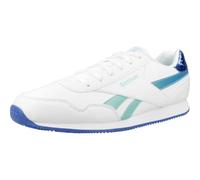 Reebok Scarpe da Ginnastica da Ragazza Royal Cl Jog 3.0, White Aiaqua Optimumblue, 34