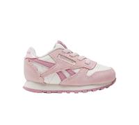 Reebok Scarpe da Ginnastica in Pelle Classica da Bambina, 19,5 EU, Chalk Frostedberry, 19.5 EU