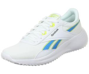 Reebok Scarpe da Ginnastica Lite 4 da Uomo, Colore Nero, Bianco Kineticblue Acido Giallo, 40.5 EU