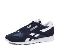 Reebok Scarpe da Tennis Classiche in Nylon da Uomo, Vector Navy Bianco, 43 EU
