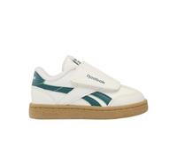Reebok Smash Edge Hook & Loop, Scarpe da Ginnastica Unisex-Bimbi 0-24, Chalk/RETROTEAL/SGUM1, 22 EU