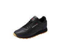 Reebok Classic Leather, Scarpe da ginnastica Unisex - Adulto, CBLACK/PUGRY5/RBKG03, 42 EU