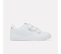 Reebok Sneaker Unisex per Bambini Court Clean Hook & Loop Straps, White White Grey4, 27 EU