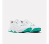 Reebok NFX Trainer, Sneaker Donna, Footwear White/Black/Unleashed Green, 37 EU