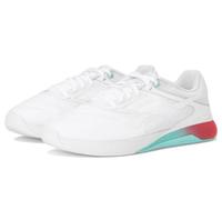 Reebok Sneaker Nano X5 Donna, Bianco/Ai Aqua/Rosso Energia, 38 EU