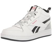 Reebok Sneaker Royal Prime Mid 2.0 da donna, Bianco/Nero/Neon Cherry, 1 Little Kid