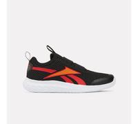 Reebok - Sneaker slip-on Rush Runner per bambini, Black/Arenaorange/Sportred, Taglia: 38