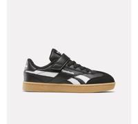 Reebok - Sneaker Smash Edge Elastic & Top Strap Kids, Black/white/Reebok Gum, Taglia: 28