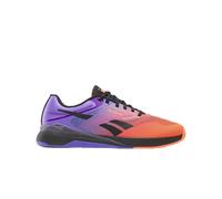 Reebok Nano X5, Scarpe da Ginnastica Unisex-Adulto, FTW White/Flash Orange/Royal Purple, 44.5 EU