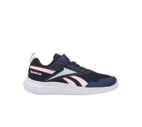 Reebok Sneaker Unisex per Bambini Rush Runner 5 Elastic Lace & Top Strap, Vectornavy White Vectorred, 29 EU