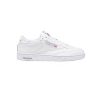 Reebok - Sneakers basse da uomo in cuoio - Club C 85 Intense White Sheer Grey per Uomo - Taglia 42 - Bianco