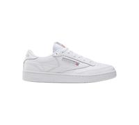 Reebok - Sneakers basse in pelle - Club C 85 Intense White/Sheer Grey per Uomo in Pelle - Taglia 41 - Bianco