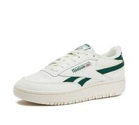 Reebok Sneakers Club C Double Revenge Donna, Gesso/Gesso/Verde scuro, 37.5 EU