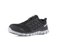 Reebok Men's Sublite Cushion Work ESD Coposite Toe Athletic Oxford (9 M US, Black)