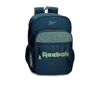 Reebok Summerville Zaino scuola doppio scomparto blu 30 x 40 x 12 cm Poliestere 14,4 L, blu, Taglia unica, Zaino scuola doppio scomparto