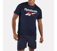 Reebok - T-shirt da uomo Bruno Big Logo girocollo a manica corta, Uomo, Vector Navy, Taglia: S
