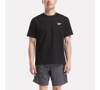 Reebok - T-Shirt da Uomo con Piccolo Logo ID, Uomo, Black, Taglia: 3XL