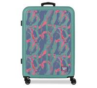 Reebok Tacoma Valigia Media Verde Turchese 46x65x25 cm Rigido ABS Lucchetto a Combinazione Integrato 56L 4kg 4 Doppie Ruote di Joumma Bags