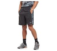 Reebok Tessuto Mimetico Pantaloncini, Nero Notturno, S Uomo