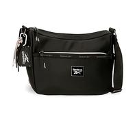 Reebok Tina Borsa a tracolla Nera 32x25x11 cm Pelle sintetica