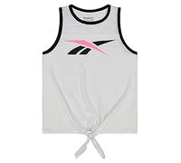 Reebok Top Big Mesh Tie Front Maglietta Bambine e Ragazze