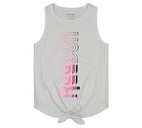 Reebok Top Big Ombre Tie Front Maglietta Bambina, Bambina, Maglietta, T73909RGI, Bianco, 7 Años