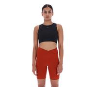 Reebok - Top corto Lux Contour, Black, Taglia: S