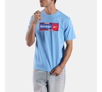 Reebok - Tri-Color Badge T-Shirt, Peri Blue, Taglia: XS