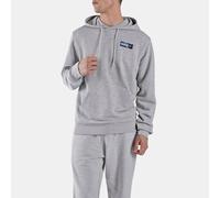 Reebok - Tri-Color Men's Badge Hoodie, Uomo, Light Grey Marl, Taglia: XS