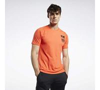 Reebok TS Smartvent Graphic Q2 - Maglietta da Uomo, Uomo, Maglietta, FK6343, vivdor, XS