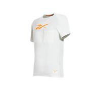 Reebok Tshirt da lavoro con logo vettoriale bianca