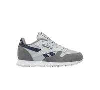 Reebok Unisex Baby Classic Leather Sneaker, GREY4/GREY1/VECTORNAVY, 23,5 EU, Grey4 Grey1 Vectornavy, 23.5 EU