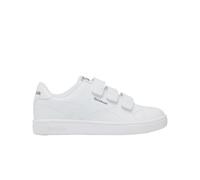 Reebok Unisex Bambino Court Clean Hook & Loop Straps Basket, Bianco Grey4, 33 EU