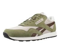 Reebok Unisex Classic Nylon Sneaker, GRITTYGREEN/SIMPLEBROWN/MINERALGREY, 33 EU