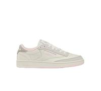 Reebok Unisex Club C 85 Sneaker, Chalk/Grey/PUREPINK, 36 EU