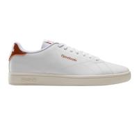 Reebok Unisex's Court CLN Tennis Shoes, White White Darkginger, 40.5 EU